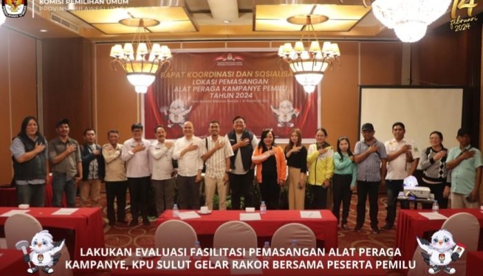 KPU Sulut Fasilitasi Pemasangan APK dengan Jenis Spesifikasi