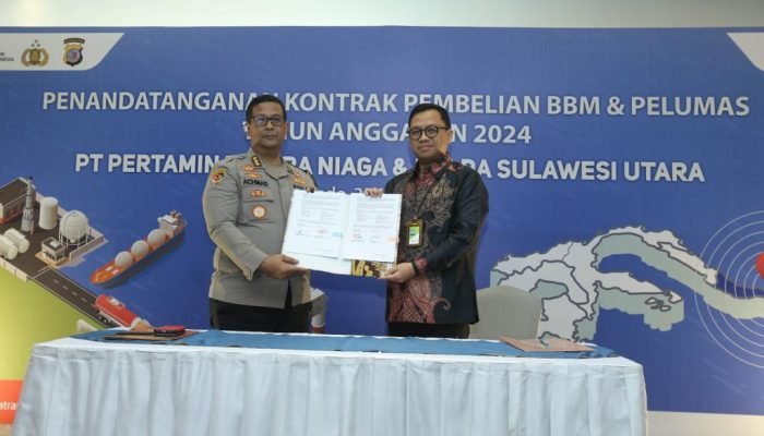Pertamina dan Polda Sulut Teken MoU Pembelian BBM