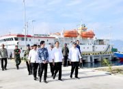 Pangdam XIII/Mdk Dampingi Presiden Jokowi Resmikan Rehabilitasi Pelabuhan Wani Sulteng
