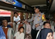 Kapolda Sulut Lepas 500 Pemudik Gratis