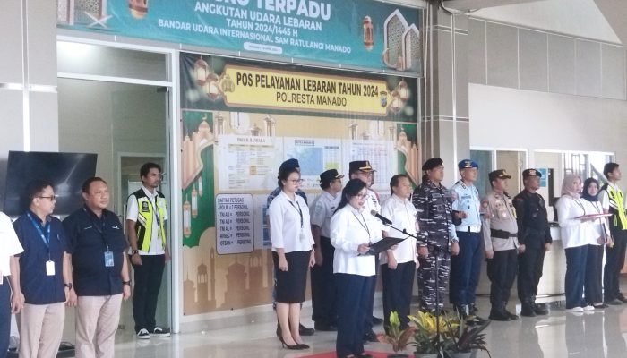 Mulai Hari Ini, Bandara Sam Ratulangi Buka Posko Angkutan Udara Lebaran Idul Fitri