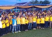 Yopi Saraung ‘Menangis’ Antusias Masyarakat Lirung hadir di Kampanye Terkahir Membludak