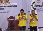 YoSa-ASB Saling Rangkul Naik Ke Panggung Debat Kedua Calon Bupati Talaud