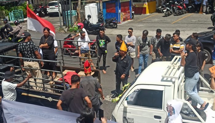 Perkara Telah Ditutup, BNU Gelar Demo Aksi Damai Insiden Anak PKL di kota Manado