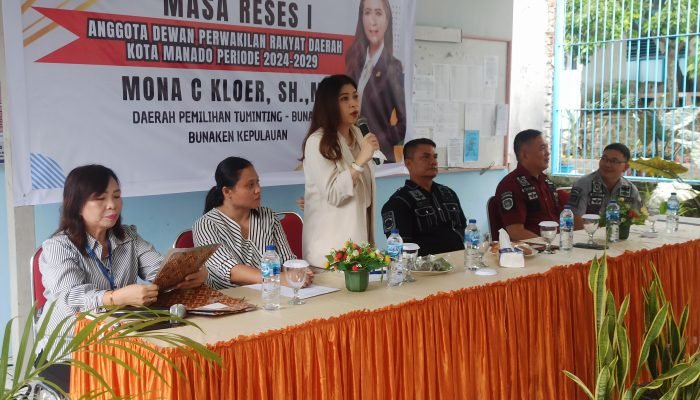 Eks Ketua DPRD Manado Sampaikan Aspirasi di Reses Mona Kloer di Lapas Tuminting
