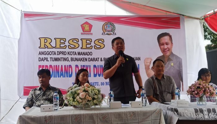 Di Reses Ferdinand Dumais, Masyarakat Minta Pemkot Manado Transparan Soal Anggaran