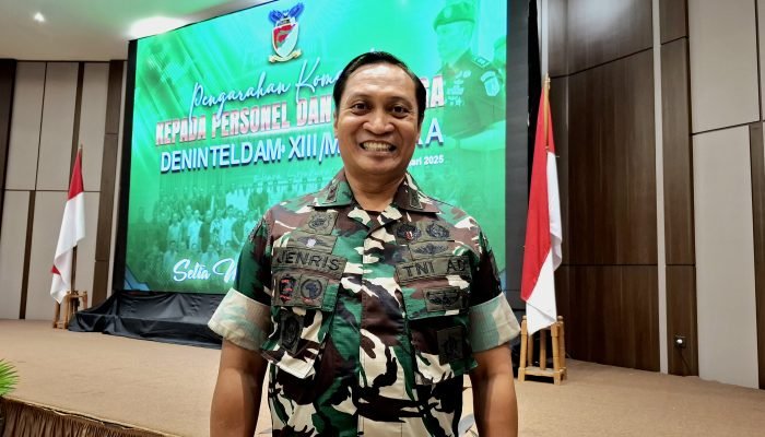Denintel Kodam XIII/Merdeka Fokus Tingkatkan Kualitas dan Soliditas Satuan