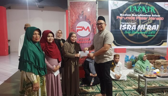 Perumda Pasar Manado Peringati Isra’Miraj Bersama Anak Panti Asuhan As-Sobirin
