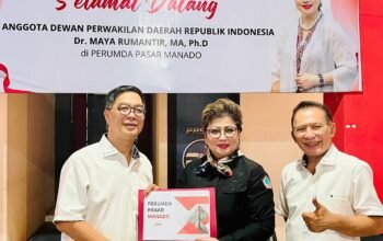 Anggota DPD RI Maya Rumantir Sambangi Kantor PD Pasar, Ini Penyampaian Dirut Lucky Senduk