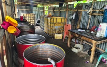 Gudang Solar Ilegal di Jantung Manado Diduga Dibiarkan, Nama “Ci Vok” Disebut Punya Bekingan Polda