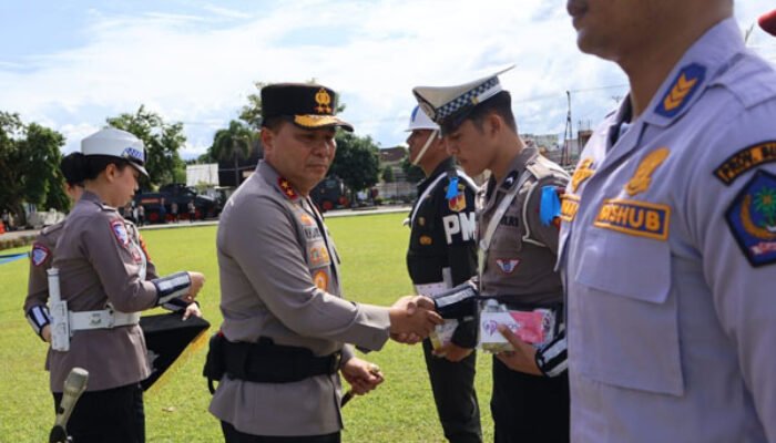 Kapolda Sulut Pimpin Apel Operasi Zebra Samrat 2025