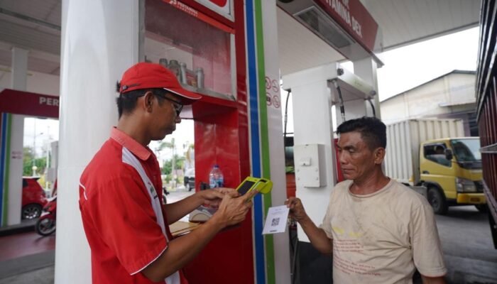 Pertamina Pastikan Penyaluran BBM Subsidi di SPBU Tateli Sesuai Aturan