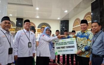 Pegadaian Kanwil V Manado Salurkan Ribuan Sembako untuk Mustahik