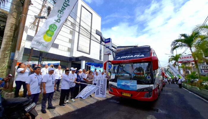 Pegadaian Manado Berangkatkan Ratusan Peserta Mudik Gratis ke Gorontalo