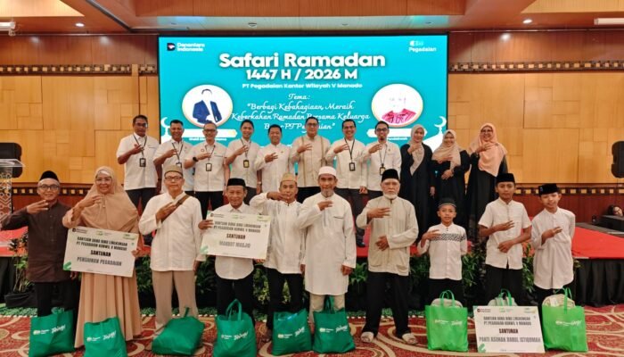 Gelar Safari Ramadan, Pegadaian Manado Santuni Anak Yatim, Marbot hingga Pensiunan
