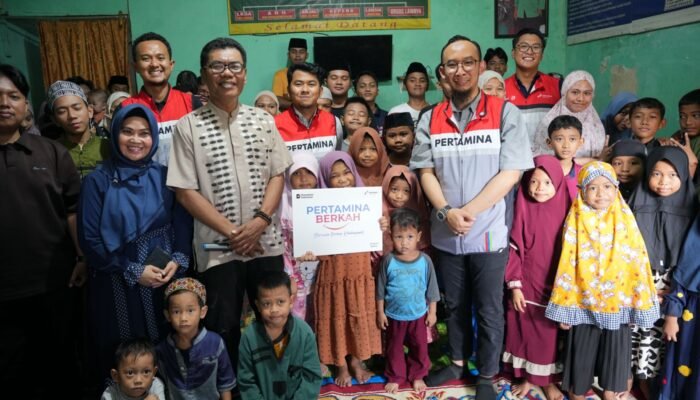 Aksi Sosial Pertamina Sulawesi, Program BERKAH Sentuh Anak Yatim di Makassar