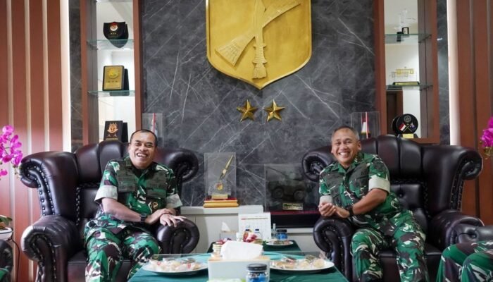 Kodam XIII/Merdeka Terima Kunjungan Wakaster TNI, Bahas Program Teritorial