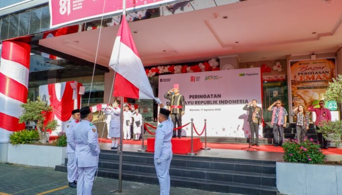 17 Agustus, Pegadaian Kanwil V Manado Maknai Kemerdekaan Lewat Pelayanan